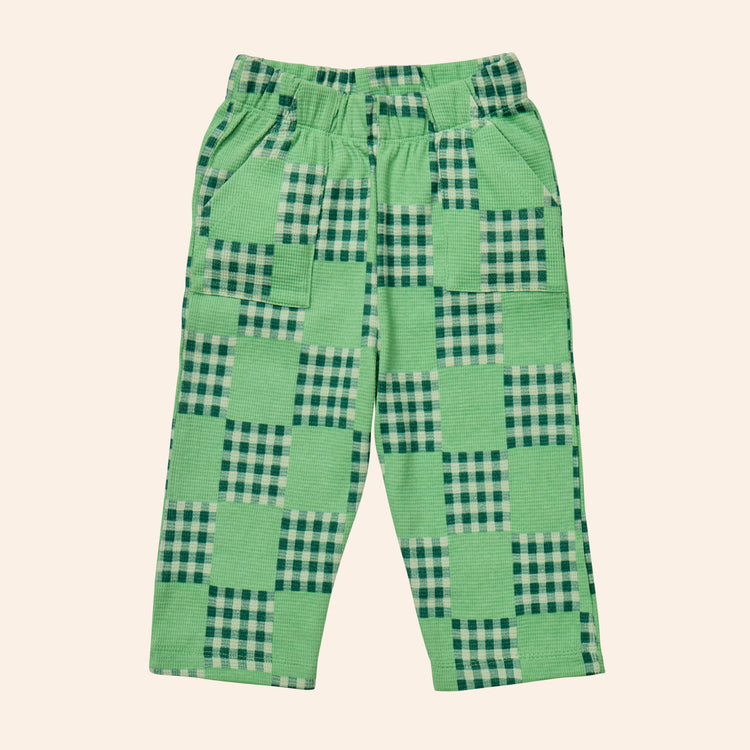 Baby Bolinas Waffle Check Pants