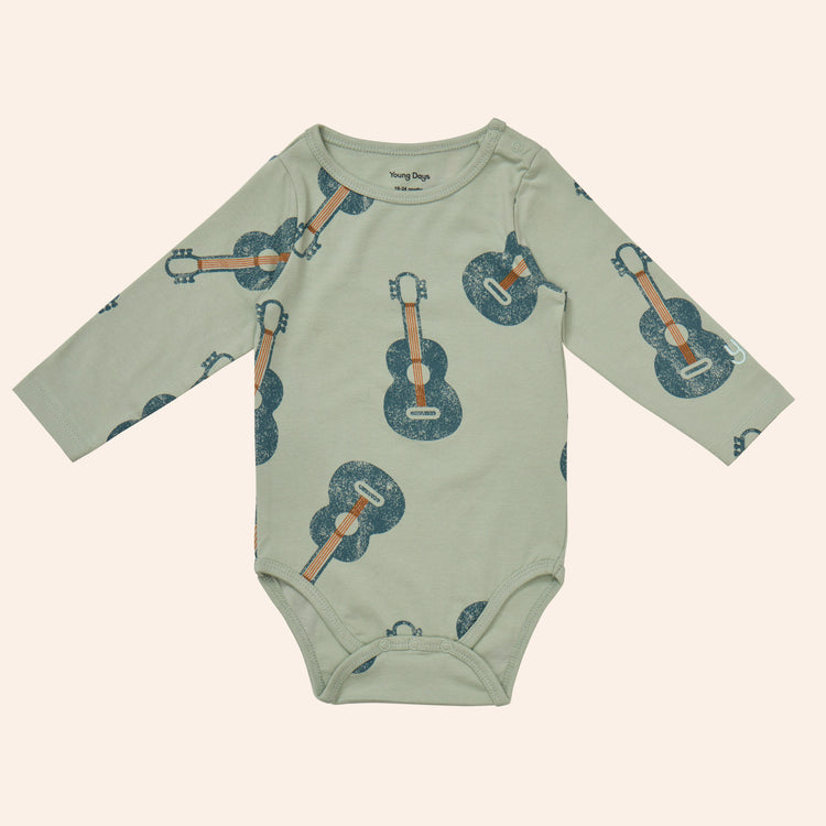 Printed Longsleeve Onesie