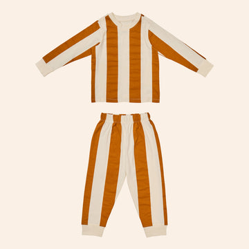 Rust Cream Stripe / 3T