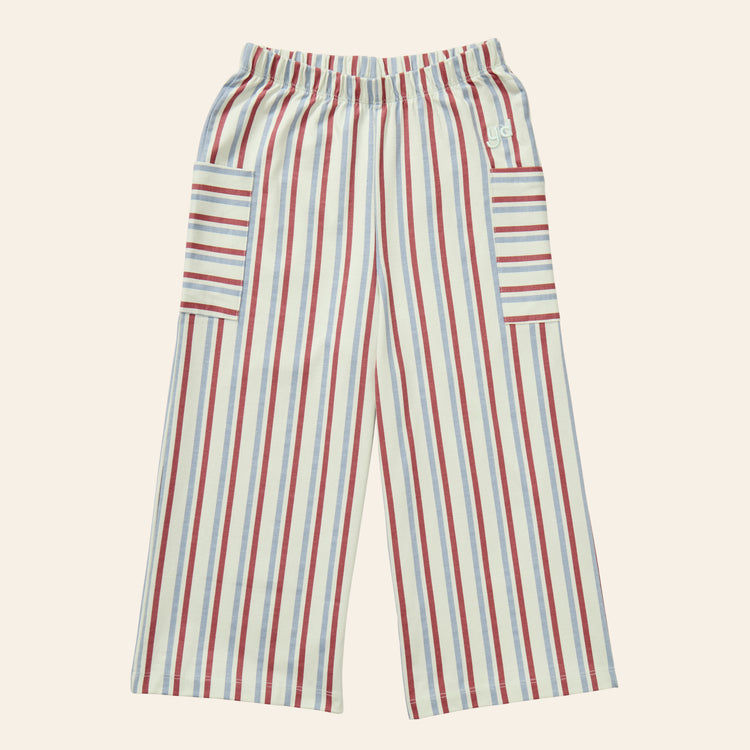 Stripe Mix Pocket Pants