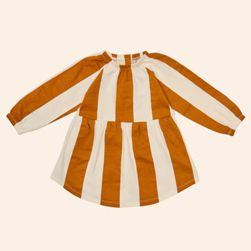 Rust Cream Stripe / 3T