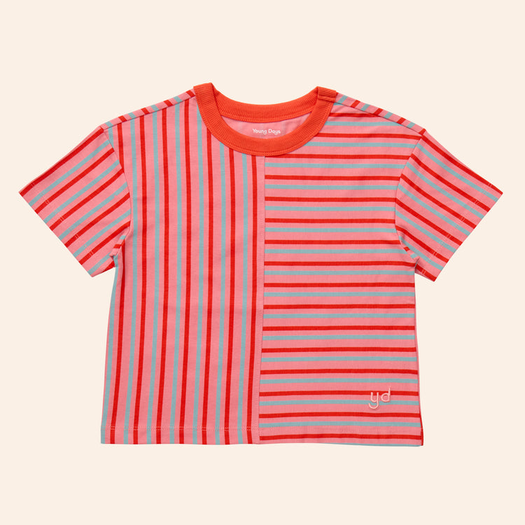 Picnic Stripe Mix Tee